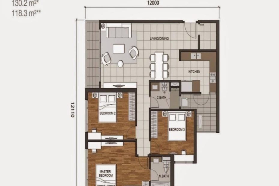 Căn Hộ Estella Heights Gồm 3 Phòng Ngủ Nội Thất Đẹp Tại Tháp T3 Tầng Cao  Cần Bán | Công Ty Bđs Proviewland